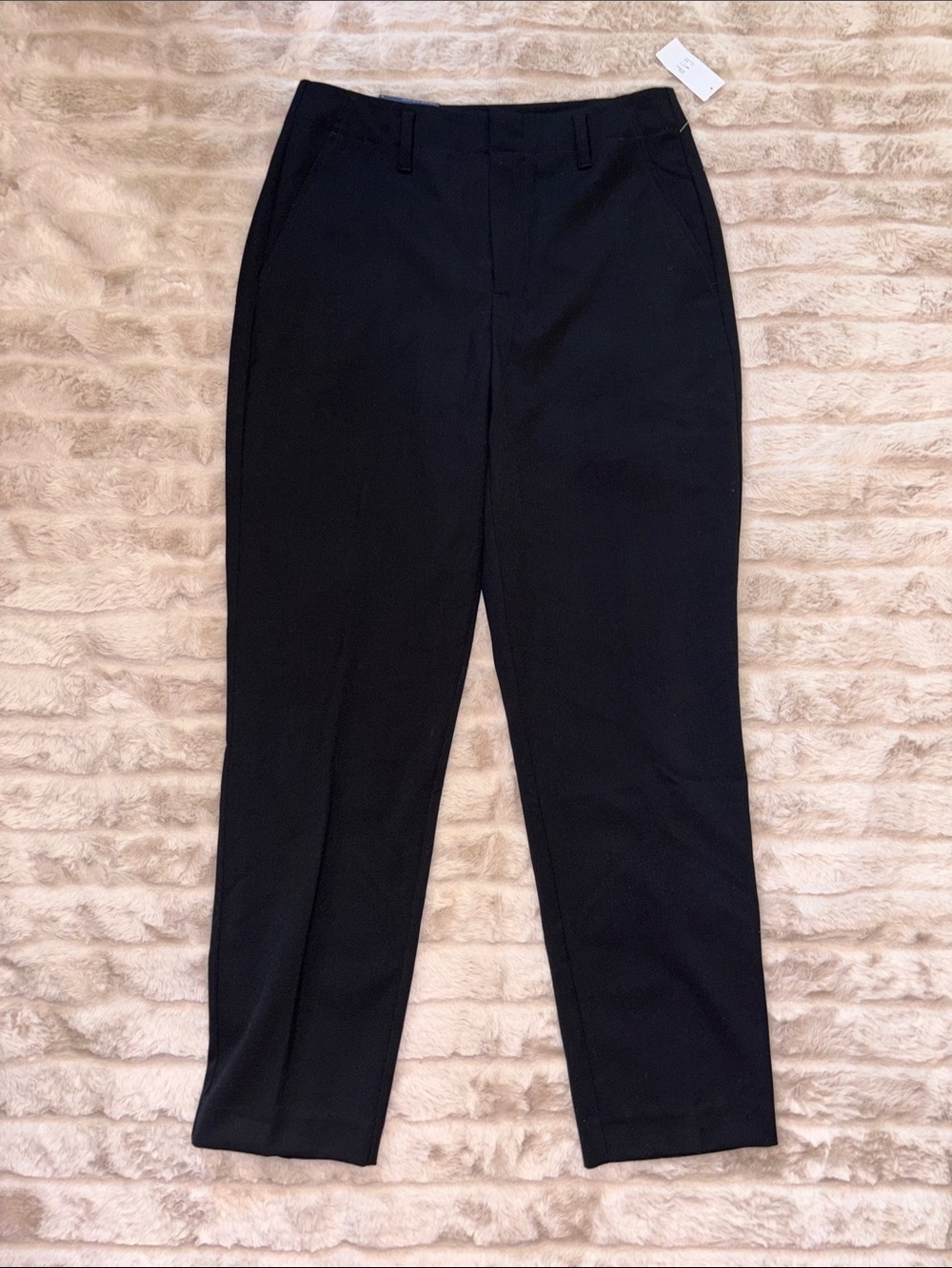 GAP Men's Black Dress Pants - Straight Tailored Cut